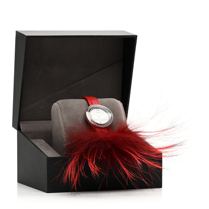 Fendi Stainless Steel Calfskin 28mm My Way Quartz Watch Red 5 of 5