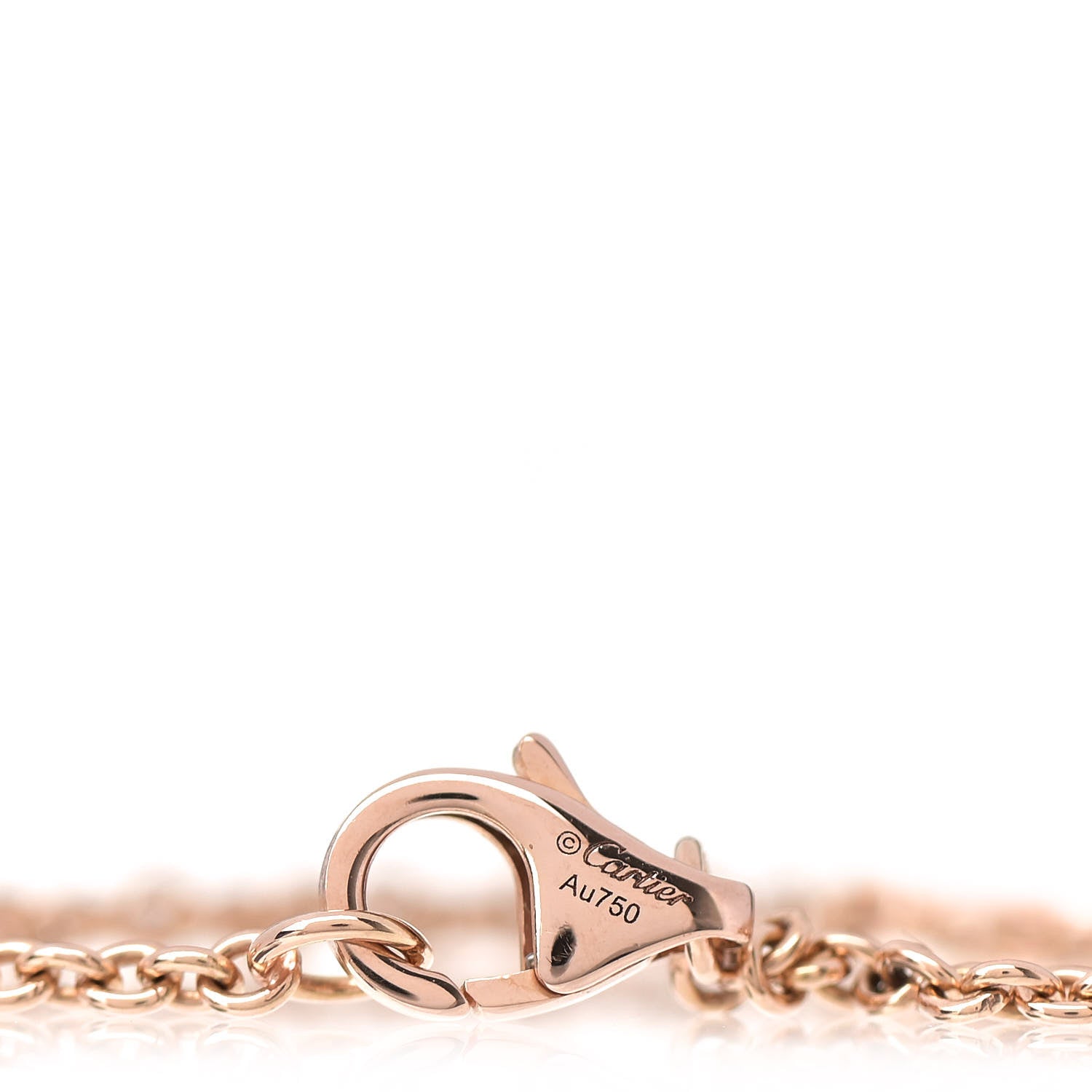 Cartier 18K Pink Gold Interlocking LOVE Bracelet 3 of 5