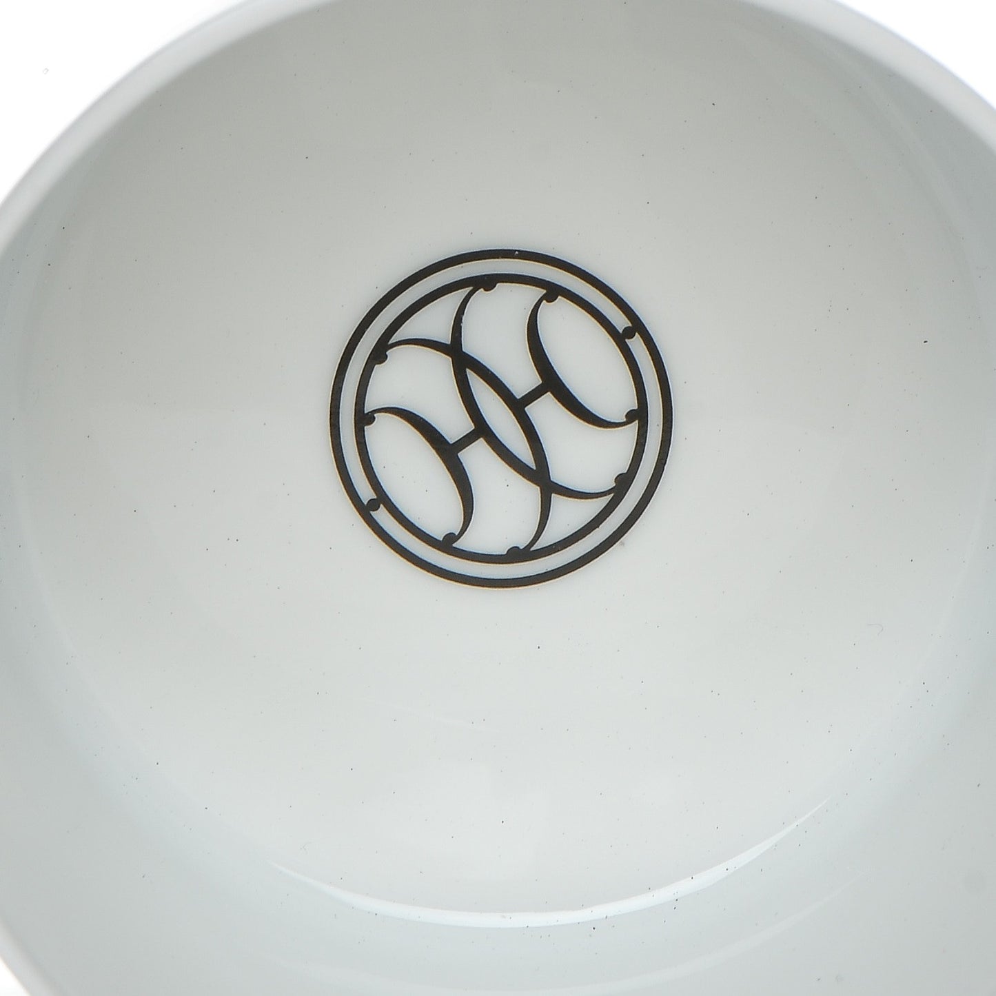 Porcelain H Deco Breakfast Cup and Saucer