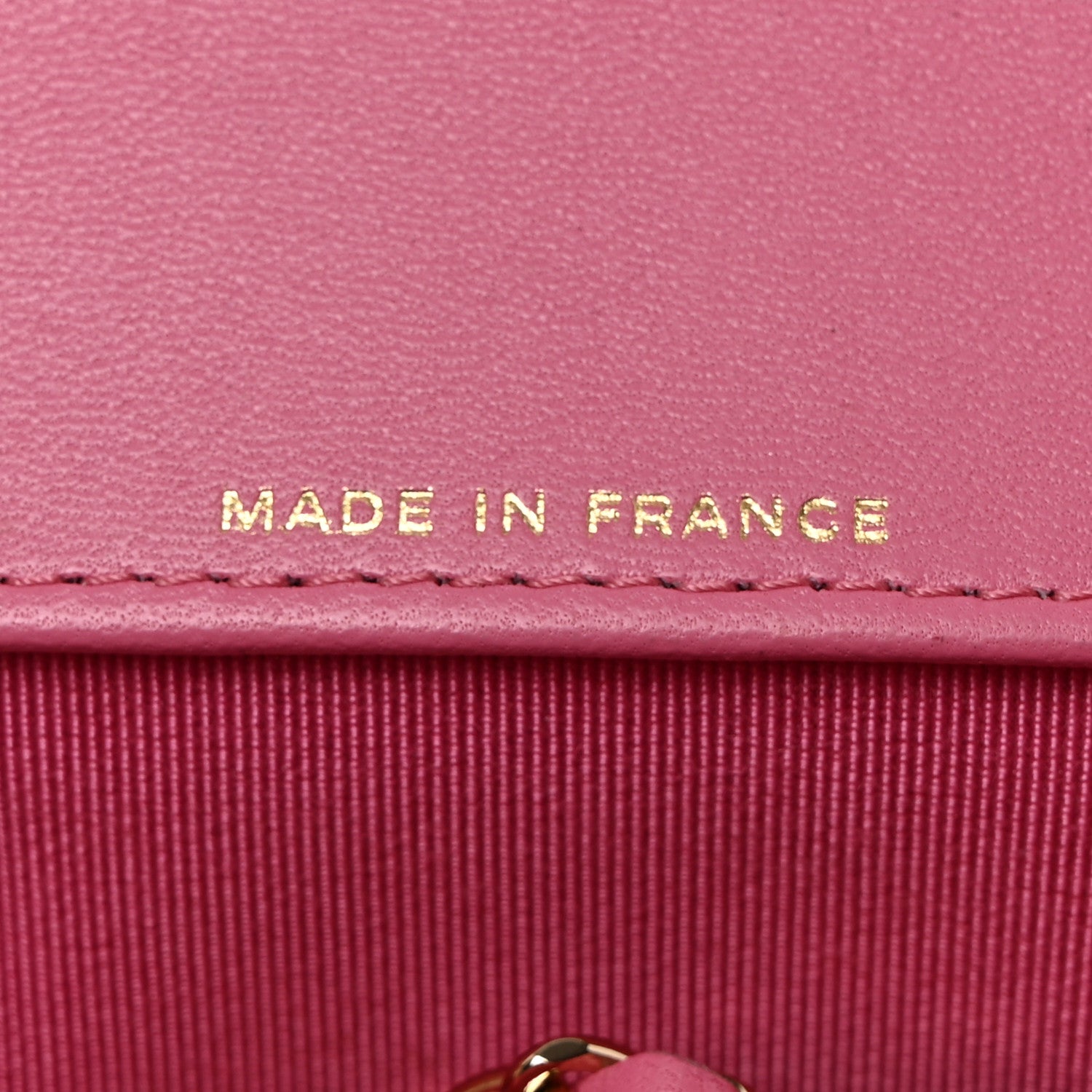 Chanel Lambskin Quilted Glasses Case with Chain Pink 7 of 9