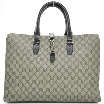 Gucci Monogram Coated Canvas Piston Tote 1 of 8
