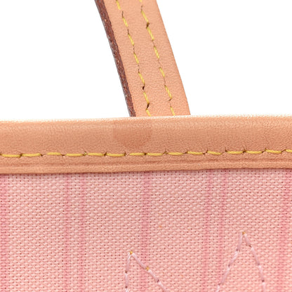 Louis Vuitton Damier Azur Neo Neverfull MM Rose Ballerine 9 of 11