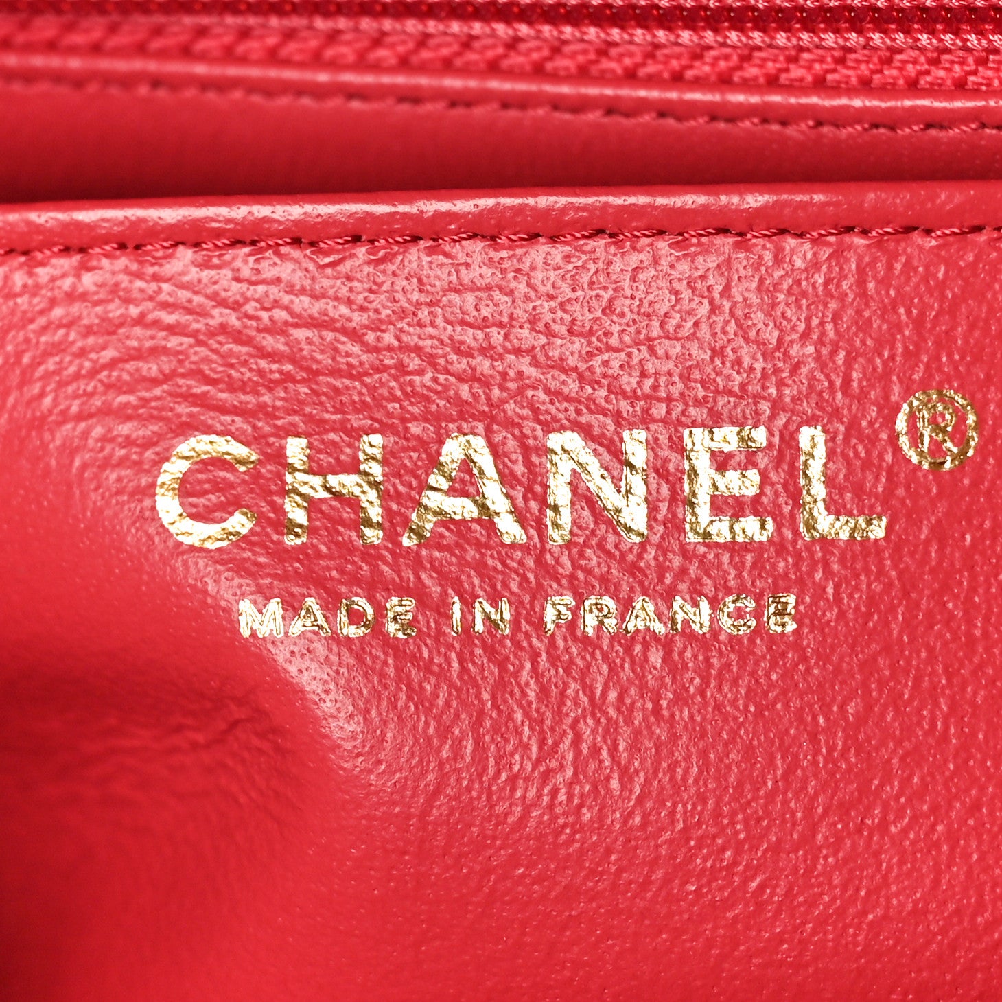 Chanel Caviar Quilted Mini Rectangular Flap Dark Pink 6 of 10