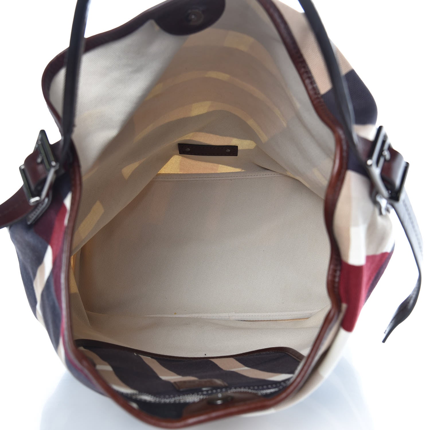 Burberry Canvas Check Bucket Bag Multicolor 5 of 14