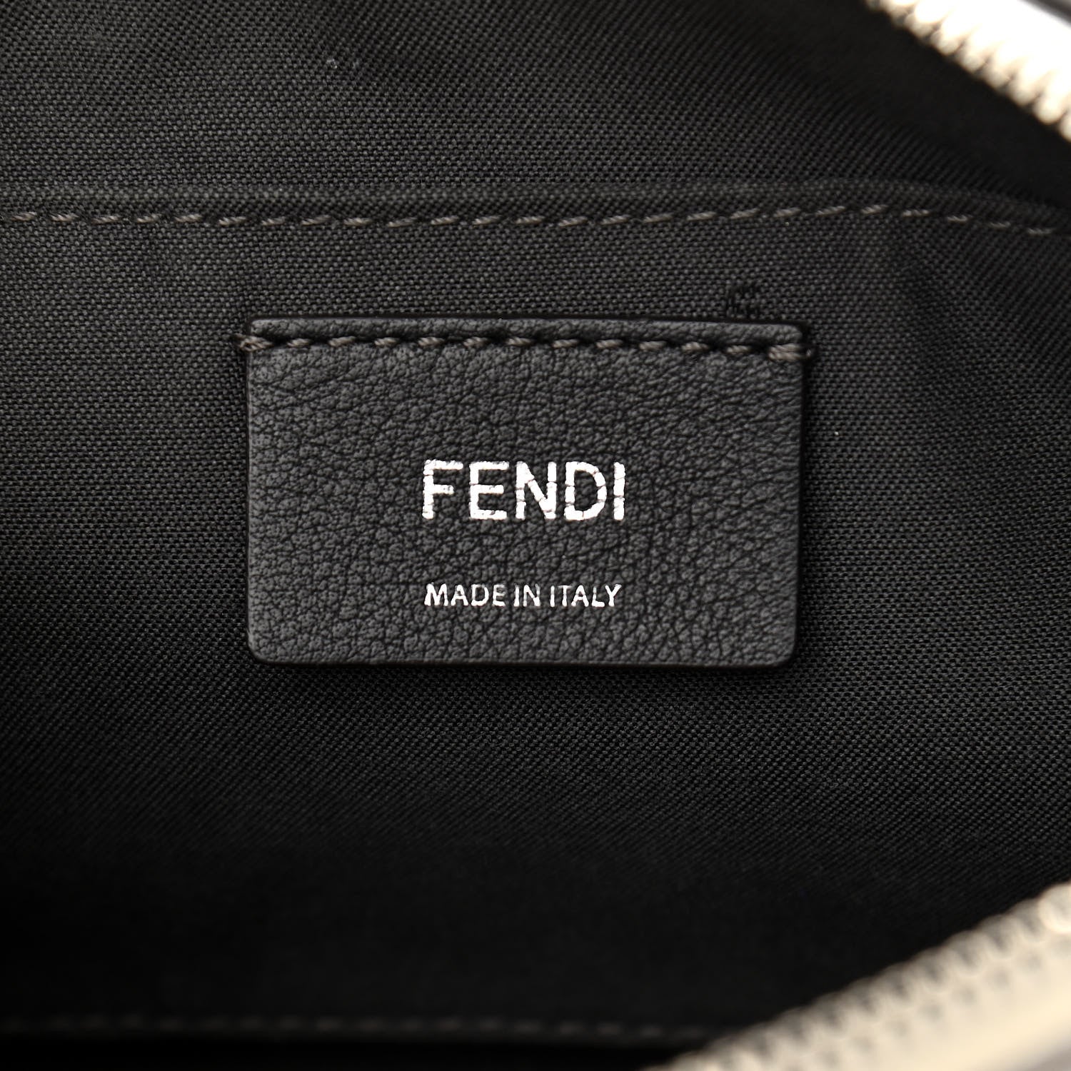 Fendi Vitello Century Nappa Flowerland Studded Mini By The Way Boston Bag White Ice Multicolor 6 of 16
