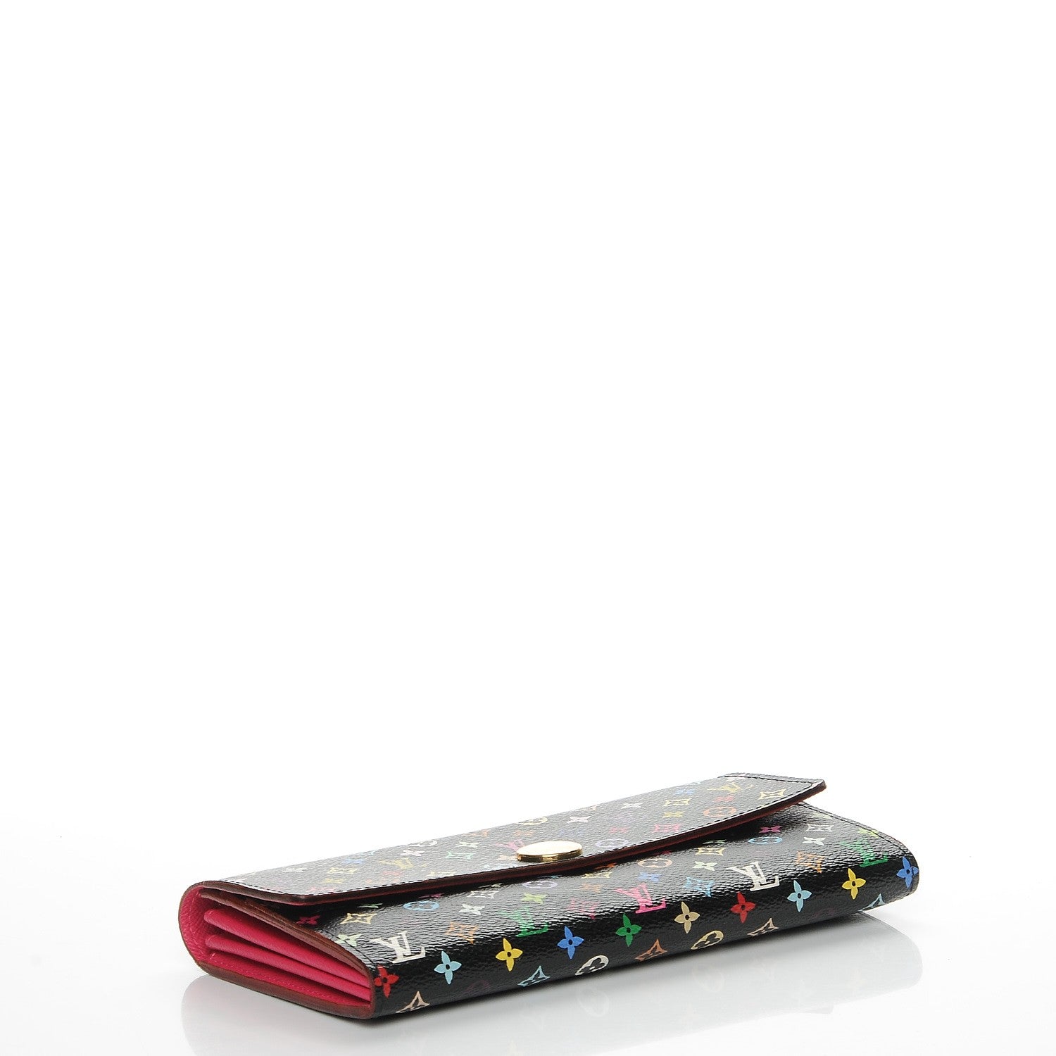 Louis Vuitton Monogram Multicolor Sarah Wallet Black Grenade 4 of 8
