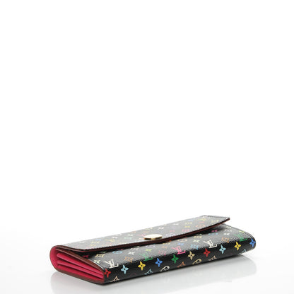 Louis Vuitton Monogram Multicolor Sarah Wallet Black Grenade 4 of 8