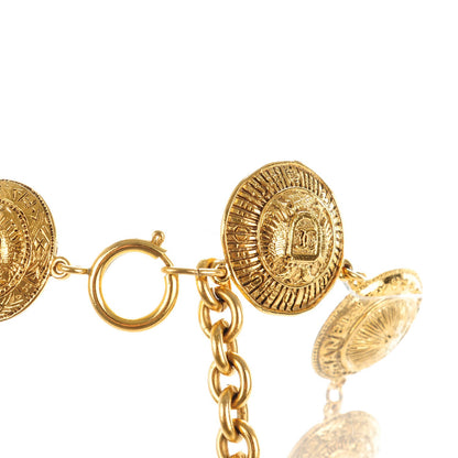 Chanel Medallion Necklace Gold 4 of 6