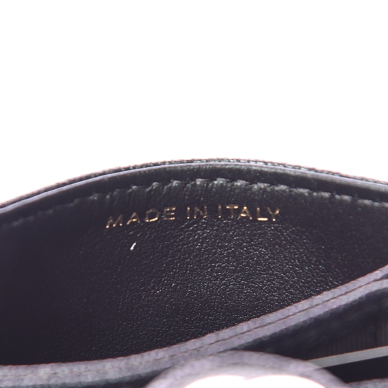Chanel Iridescent Caviar Quilted Gusseted Card Holder Black 7 of 9