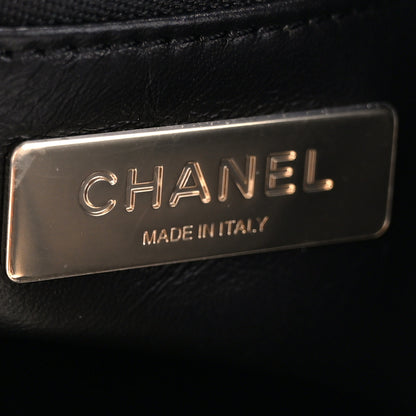 Chanel Aged Calfskin Quilted Mini 31 Shopping Bag Black 7 of 11