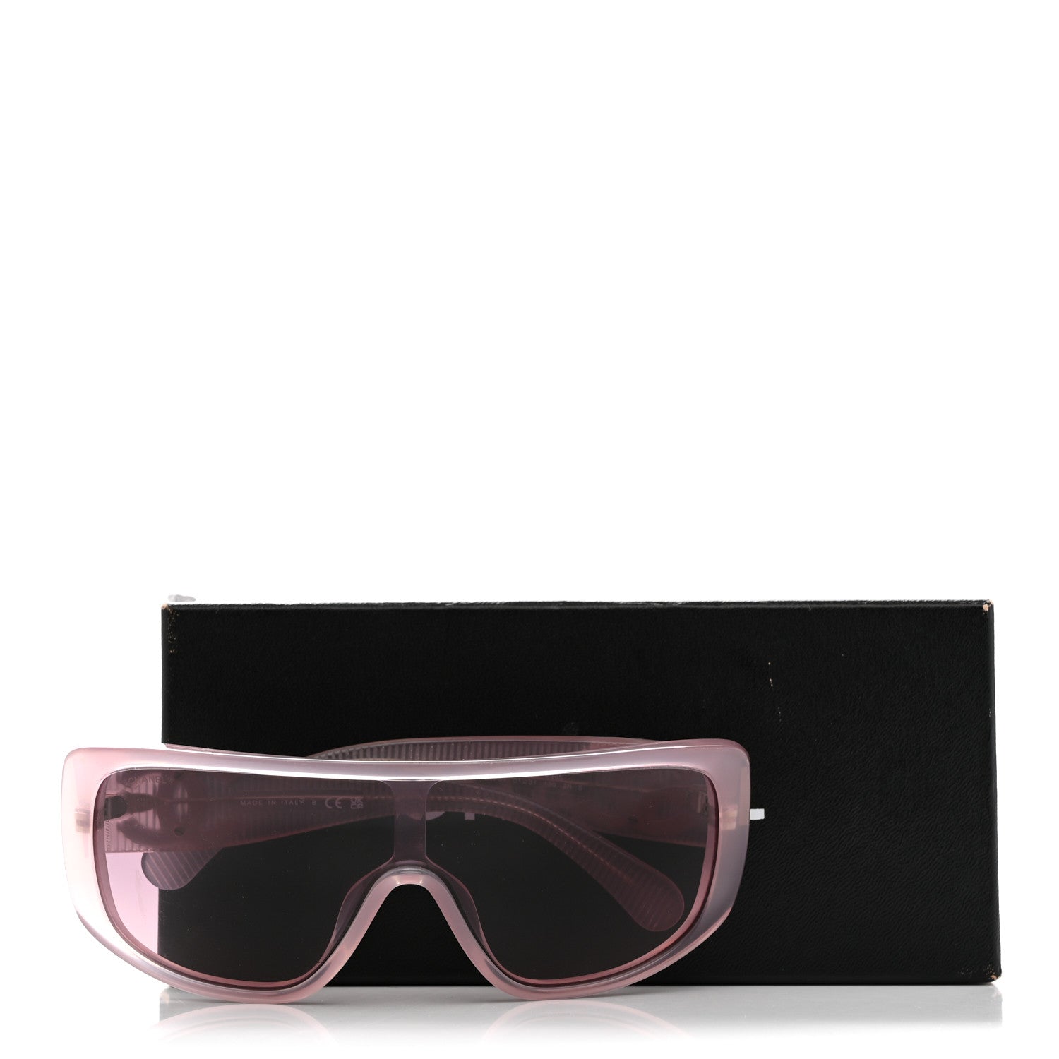Chanel Acetate Shield Sunglasses 5495 Light Pink 7 of 7