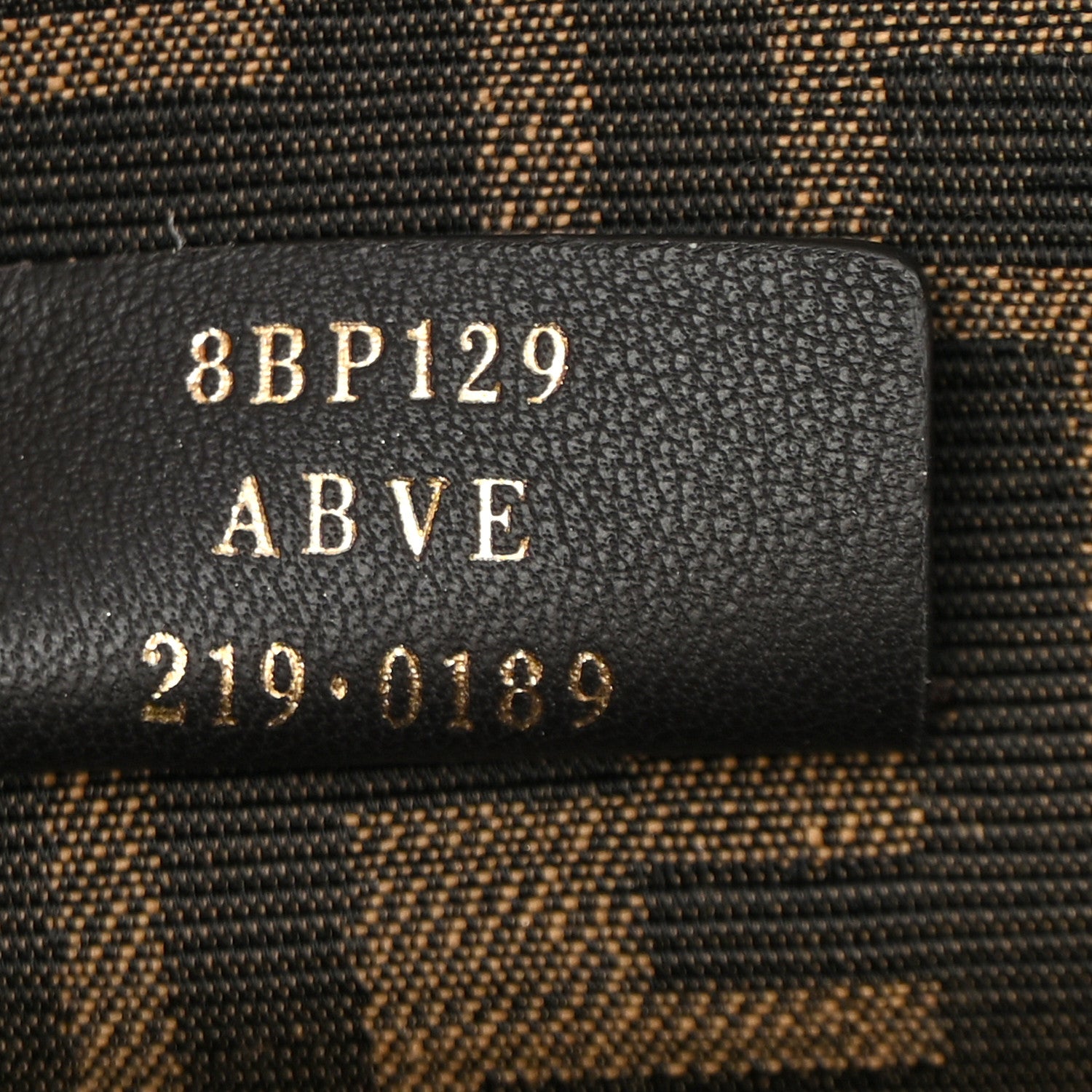 Fendi Shiny Nappa Small Fendi First Black 7 of 10