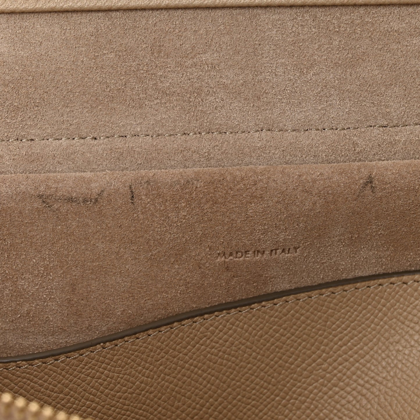 Grained Calfskin Micro Belt Bag Dune