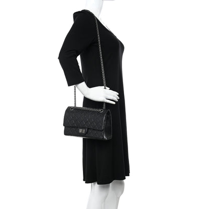 Chanel Aged Calfskin Quilted 2.55 Reissue 225 Flap Black 2 of 9