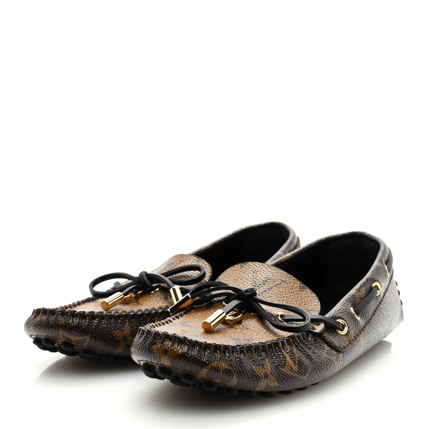 Patent Reverse Monogram Gloria Loafers 37