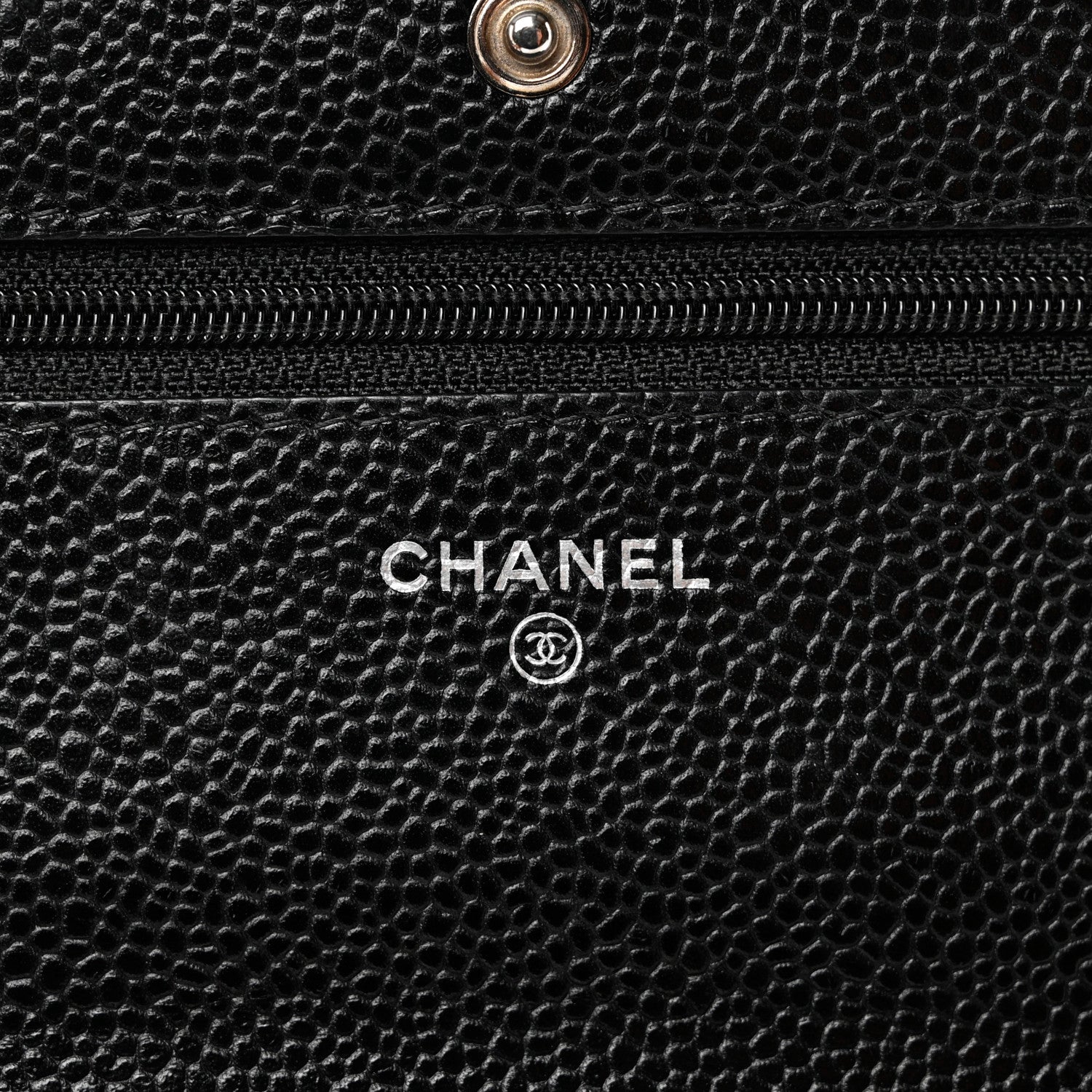 Chanel Caviar Quilted Wallet on Chain WOC Black 6 of 12