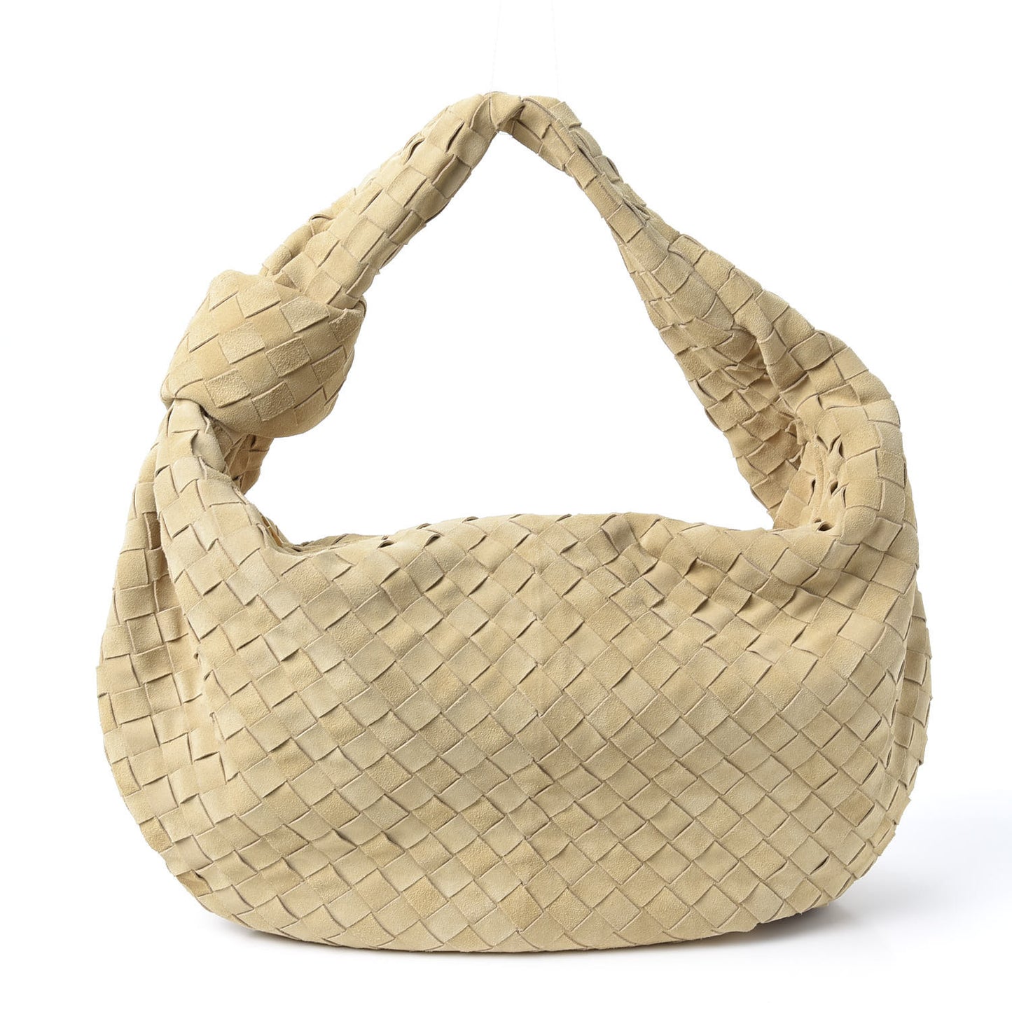 Suede Intrecciato Medium Jodie Sand