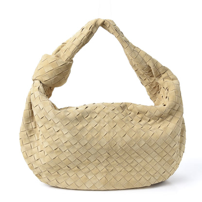 Bottega Veneta Suede Intrecciato Medium Jodie Sand 1 of 10