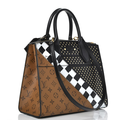 Louis Vuitton Calfskin Reverse Monogram City Steamer MM 4 of 9