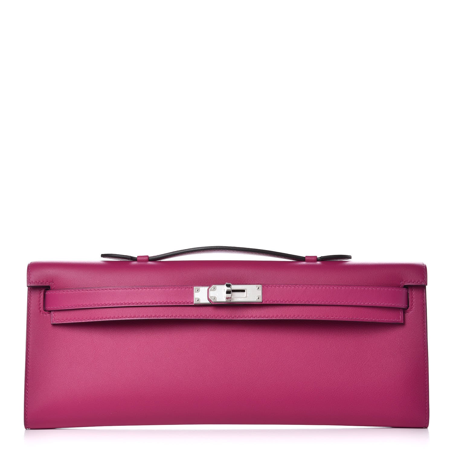 Hermes Swift Kelly Cut Clutch Pochette Rose Pourpre 1 of 22