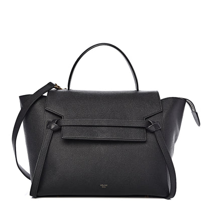 Celine Grained Calfskin Mini Belt Bag Black 2 of 10