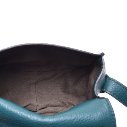 Chloe Calfskin Mini Marcie Round Crossbody Bag Teal 5 of 9