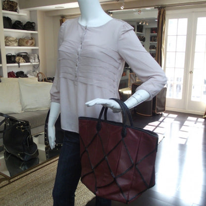 Bottega Veneta Leather Ayers Trim Origami Runway Tote 2 of 10