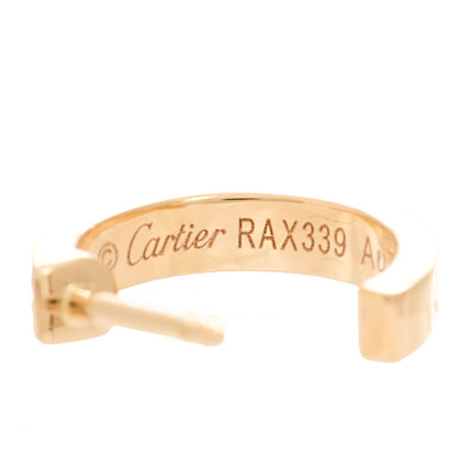 Cartier 18K Pink Gold Small LOVE Hoop Earrings 4 of 6
