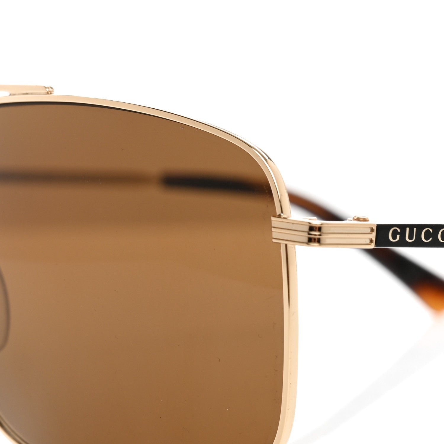 Gucci Aviator Sunglasses GG0836SK Gold 8 of 10