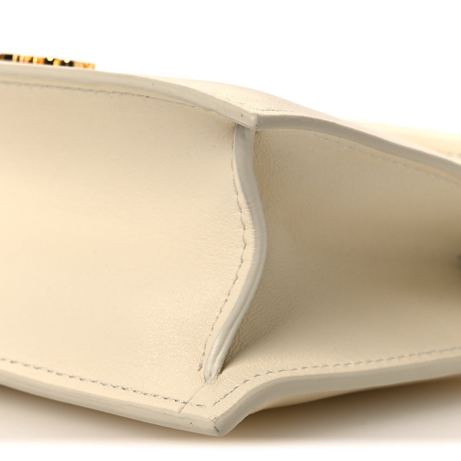 Jacquemus Smooth Calfskin La Petite Pochette Rond Carre Light Ivory 9 of 11