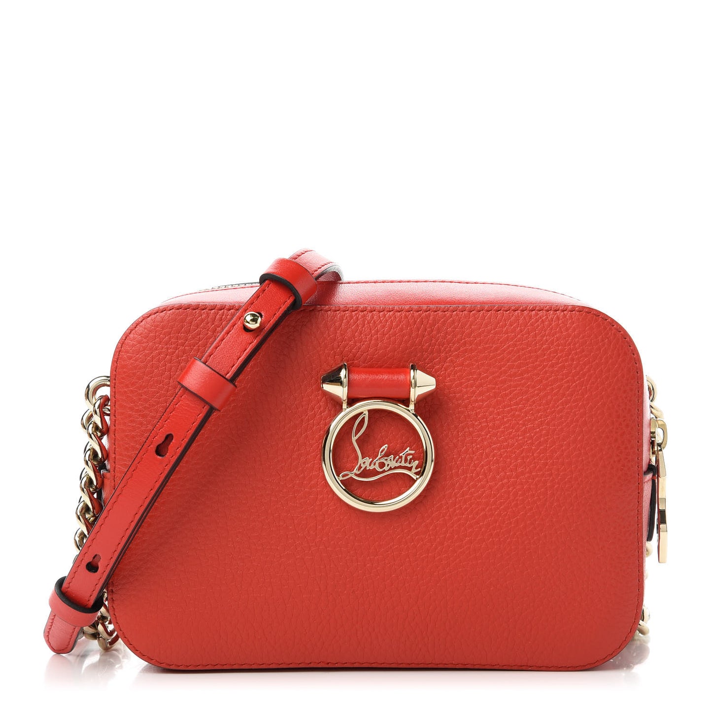 Empire Calfskin Mini Rubylou Crossbody Red