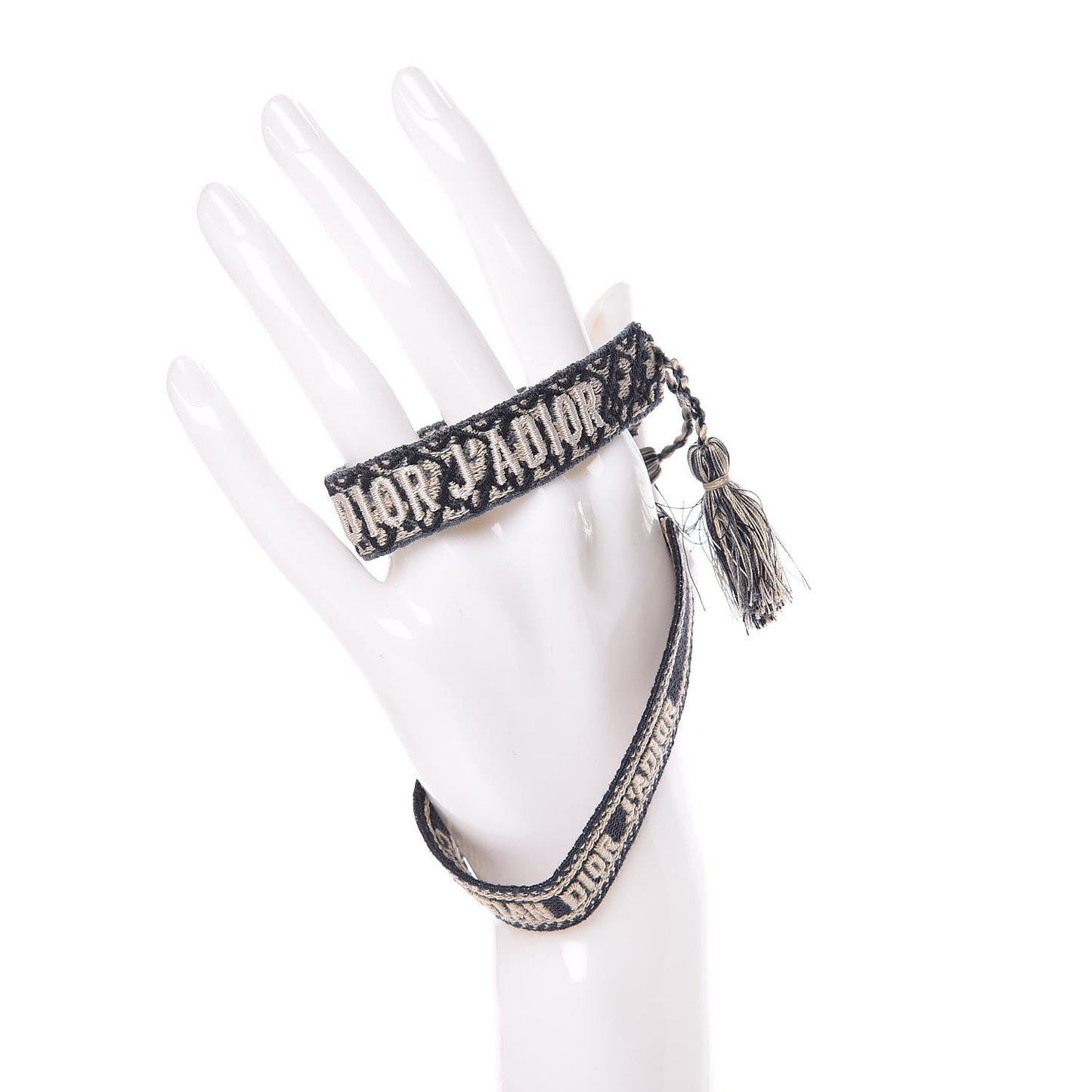 Woven Cotton J'Adior Friendship Bracelet Set Navy