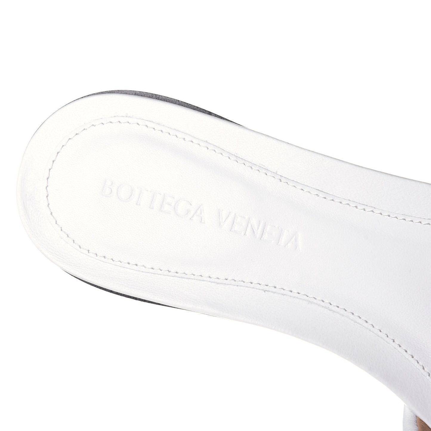 Nappa Matelasse Padded Flat Sandals 36.5 Optic White