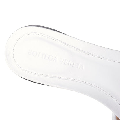 Bottega Veneta Nappa Matelasse Padded Flat Sandals 36.5 Optic White 7 of 8