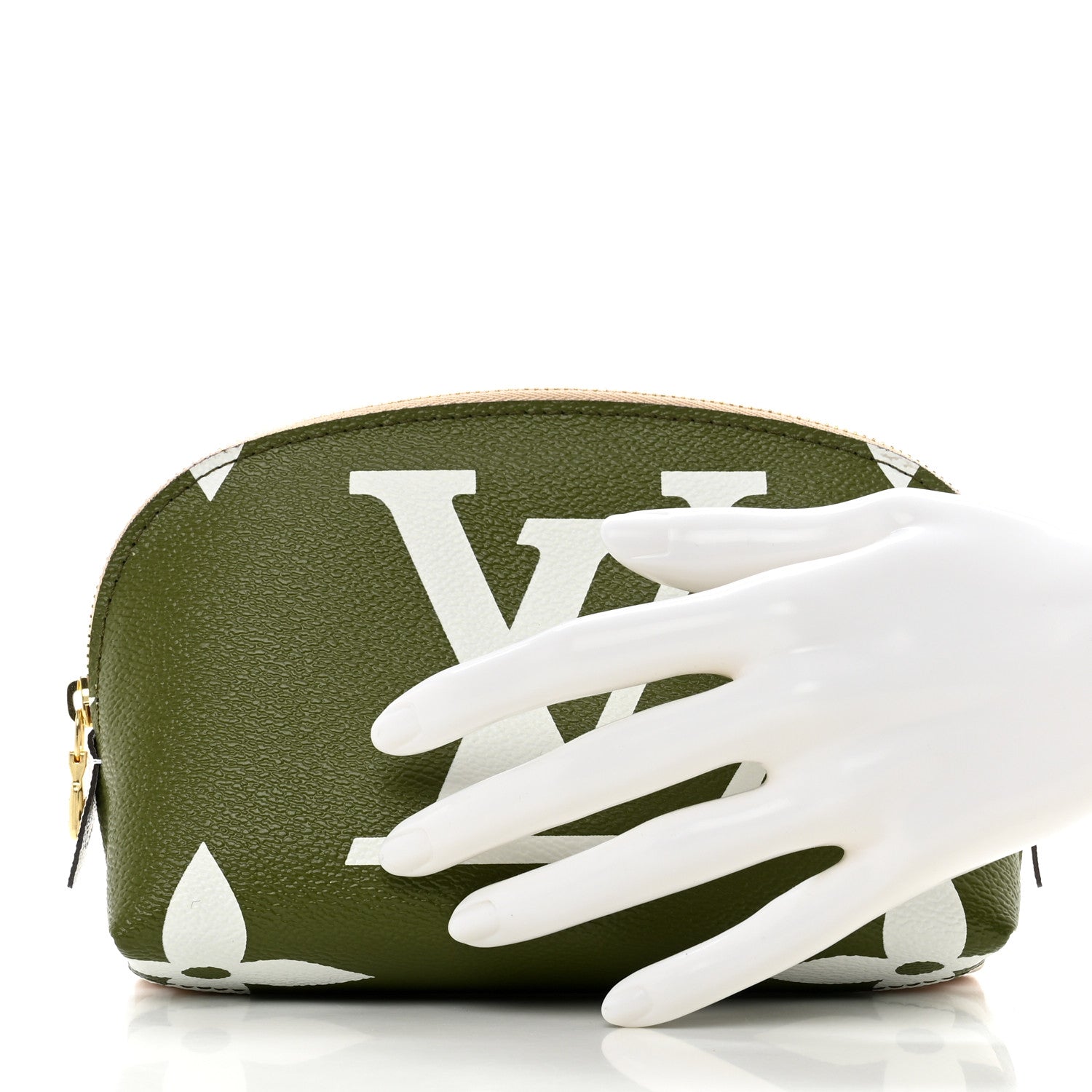 Louis Vuitton Monogram Giant Cosmetic Pouch Kaki 2 of 6