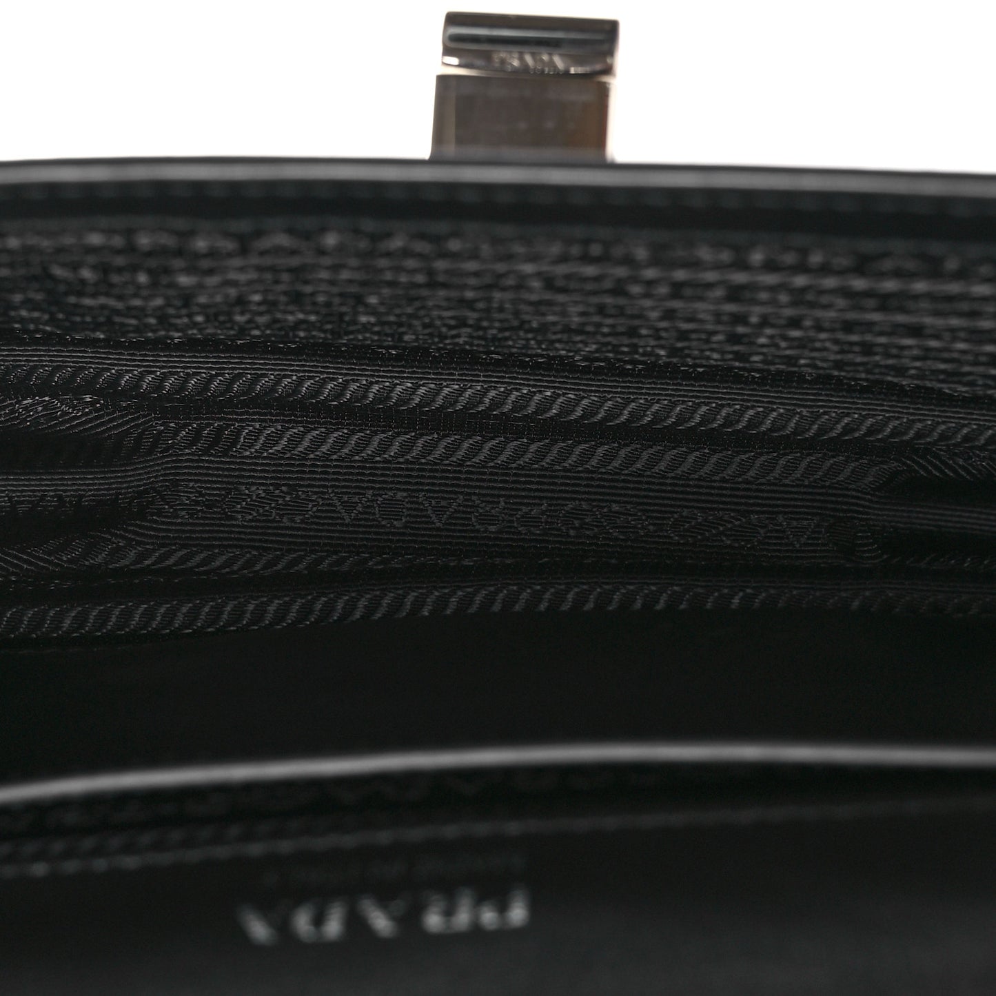 City Calf Crystal Embellished Ribbon Bag Black Begonia