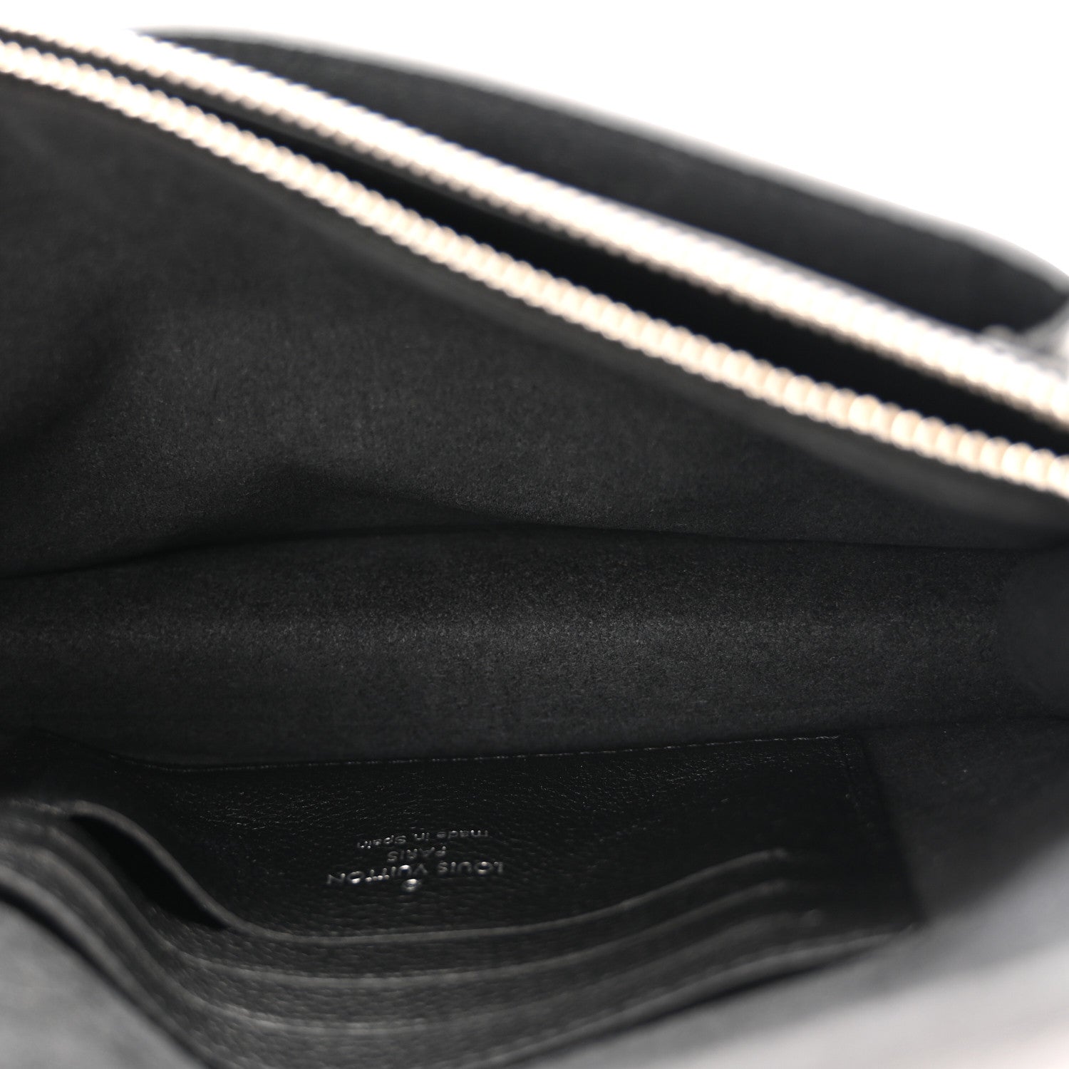 Louis Vuitton Soft Calfskin My Lockme Chain Pochette Black 5 of 9