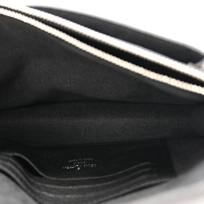Louis Vuitton Soft Calfskin My Lockme Chain Pochette Black 5 of 9