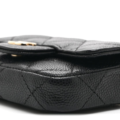 Chanel Caviar Quilted Mini Chain Belt Bag Black 11 of 11