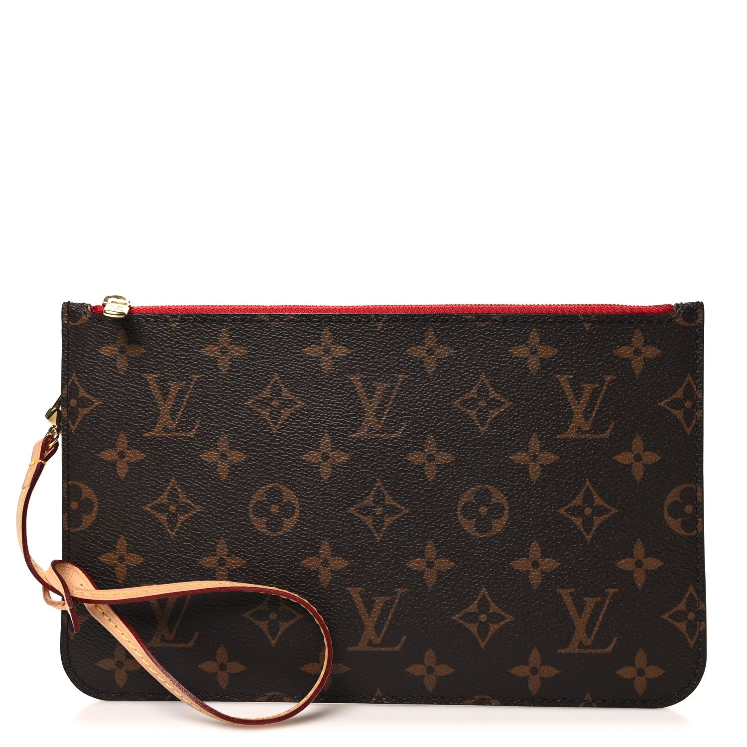 Louis Vuitton Monogram Neverfull MM GM Pochette Cherry 1 of 9