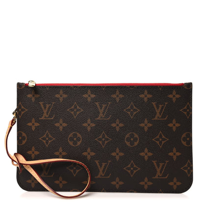 Louis Vuitton Monogram Neverfull MM GM Pochette Cherry 1 of 9