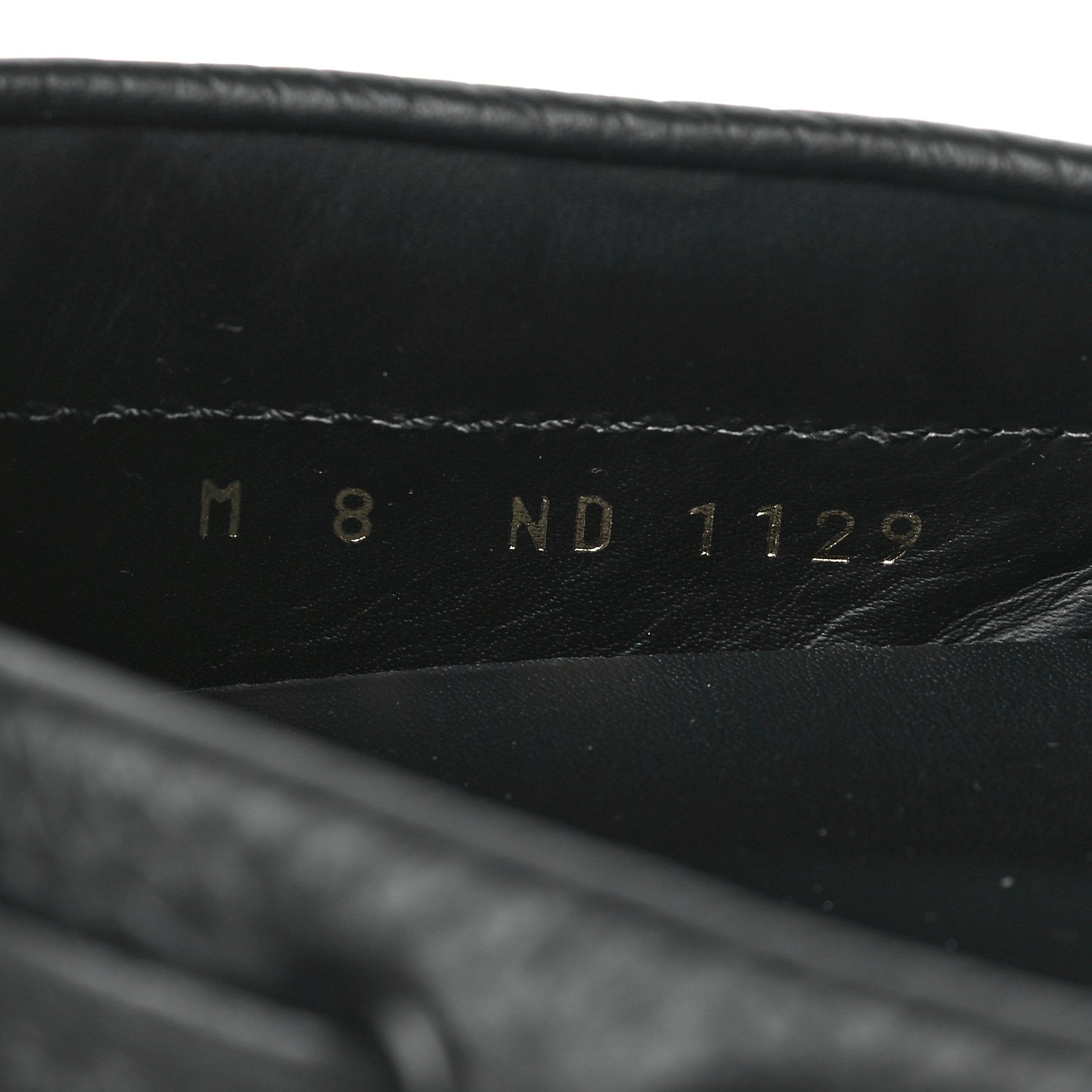 Louis Vuitton Empreinte Mens Arizona Car Shoe Moccasin Loafers 8 Black 7 of 7