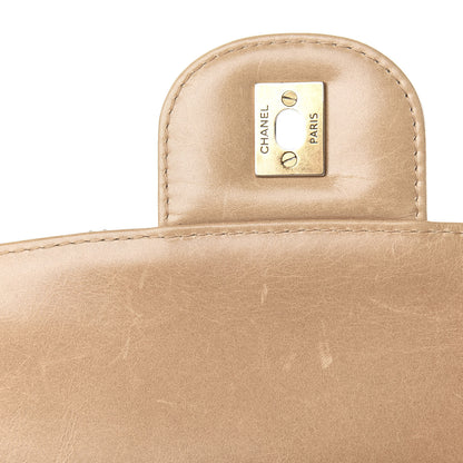 Chanel Glazed Calfskin Quilted Medium Bubble CC Flap Beige 9 of 14