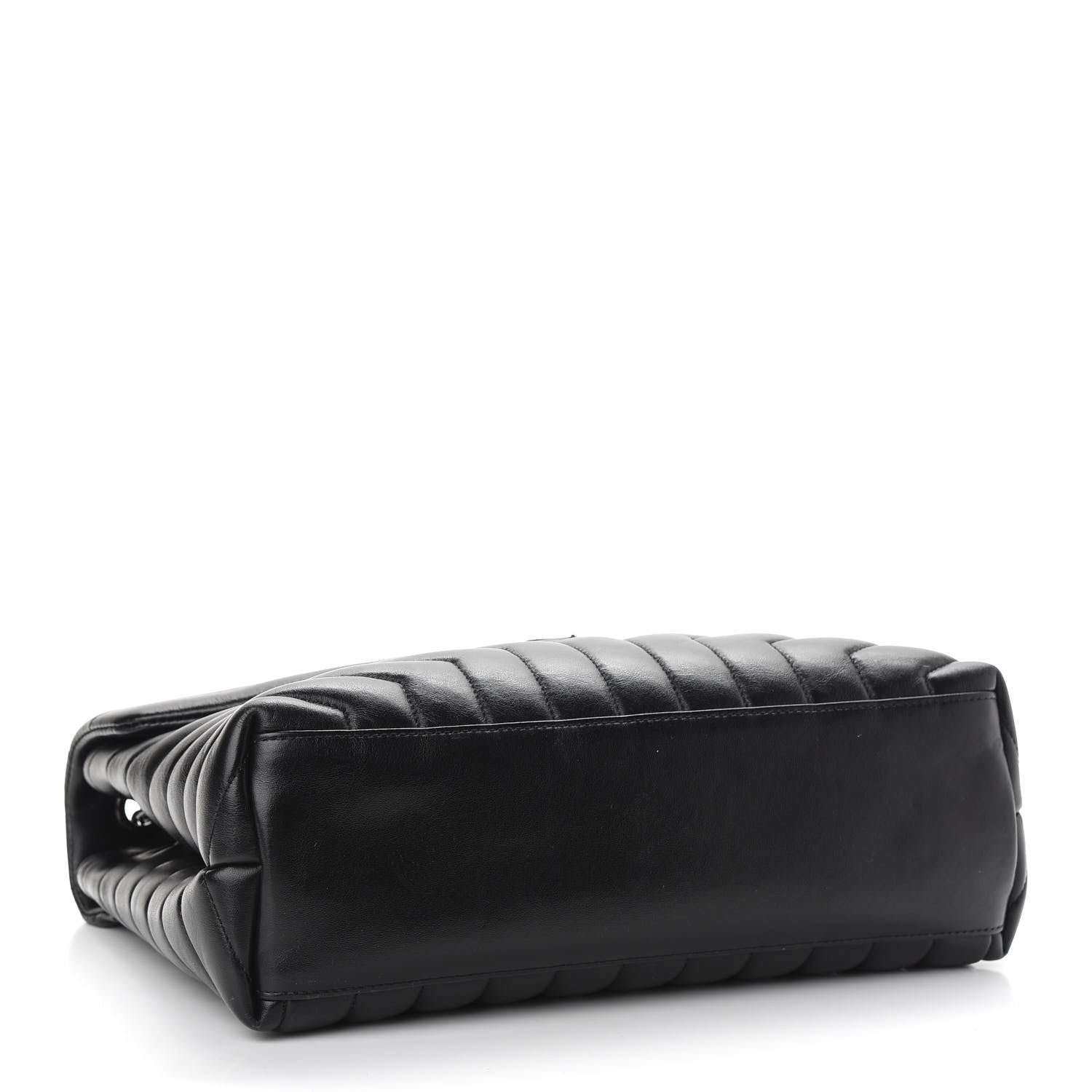 Saint Laurent Calfskin Y Quilted Monogram Medium Loulou Chain Satchel Black 4 of 9