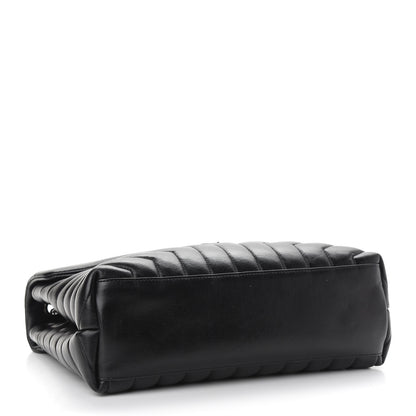 Saint Laurent Calfskin Y Quilted Monogram Medium Loulou Chain Satchel Black 4 of 9