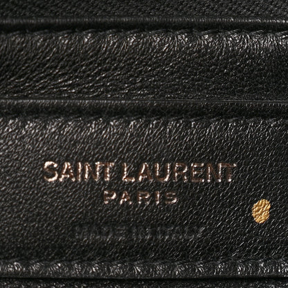 Saint Laurent Lambskin Wide Puffer Tote Black 6 of 10