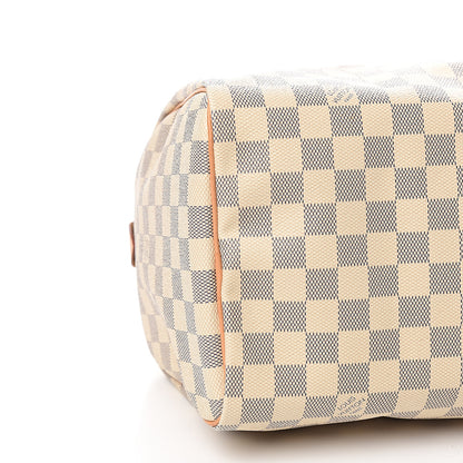 Louis Vuitton Damier Azur Speedy 30 7 of 9