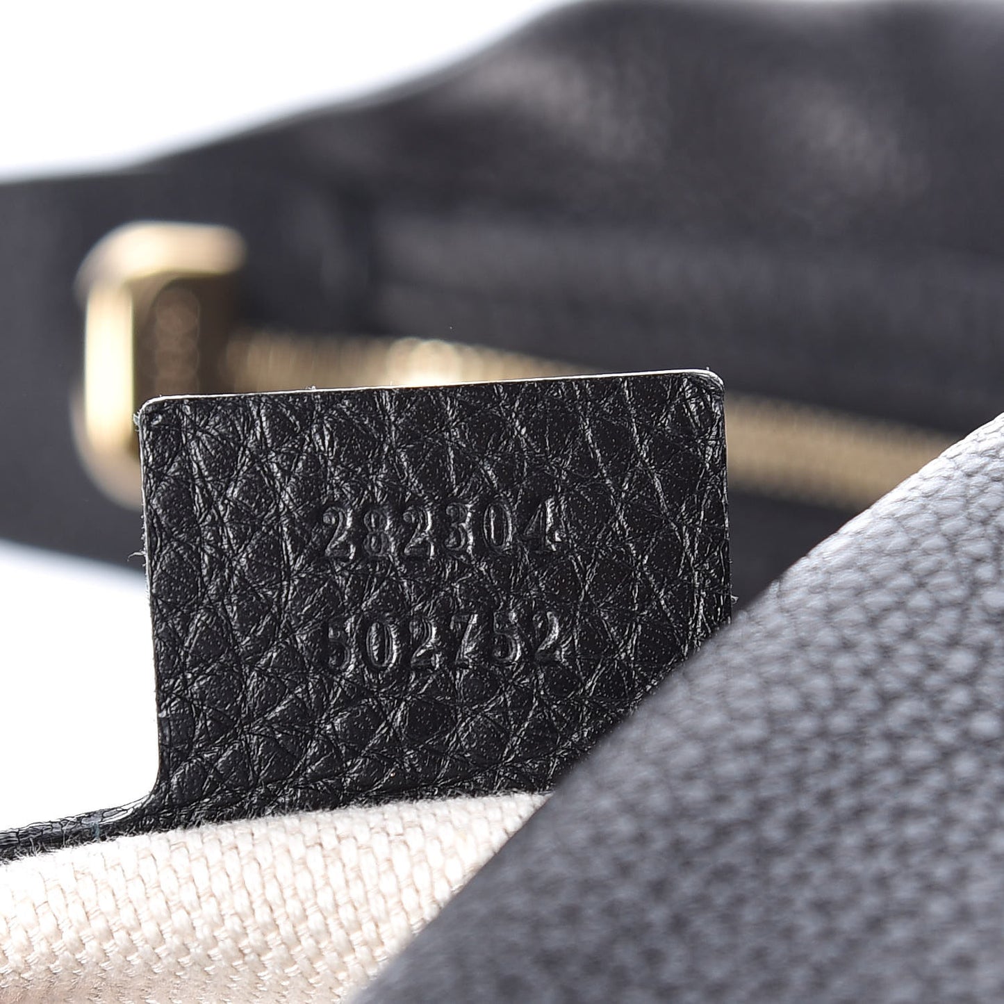 Pebbled Calfskin Soho Hobo Black