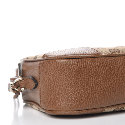 Gucci Monogram Mini Bree Messenger Bag Beige Tabacco 9 of 10