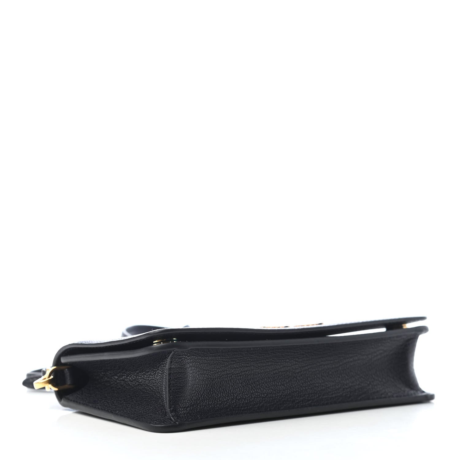 Miu Miu Goatskin Madras Crossbody Black 4 of 8
